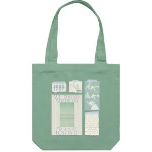 Taylor Swift, We Found Wonderland Green Tote Bag, 1989